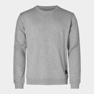 Grå bambus sweatshirt til mænd fra Resteröds (Størrelse: XX Large)