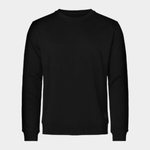 Sort bambus sweatshirt til mænd fra Resteröds (Størrelse: X Large)