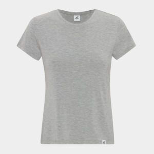 Grå bambus t-shirt r-neck til dame fra Boody (Størrelse: Small)