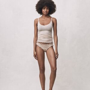 Seamless Basic | 2-Pack Mulberry Silk Sheer Panties - Rosie Beige