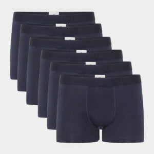 6 par navy bambus tights til herre fra JBS of Denmark