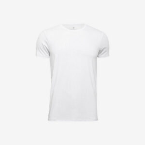 Bambus, T-shirt rund hals, Hvid