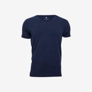 Bambus, T-shirt v-hals, Navy