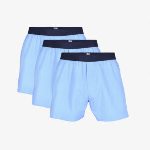 Økologisk bomuld, Boxershorts, 3-pak, Blå 07