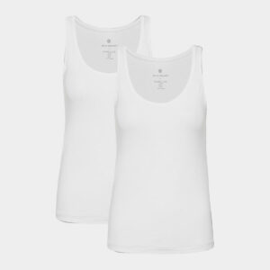 2 hvide bambus tank top til Dame fra JBS of Denmark (Størrelse: X Small)