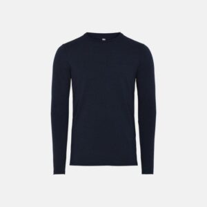 Langærmet undertrøje | 100% knitted merino uld | marine