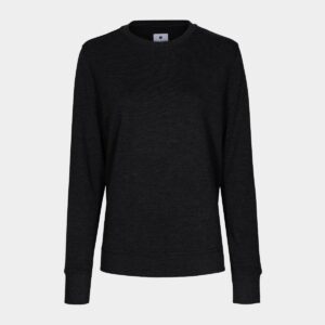 Sort crewneck bambus dame sweatshirt til Dame fra JBS of Denmark (Størrelse: Small)