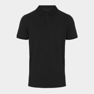 Sort pique bambus polo shirt til Mænd fra JBS of Denmark (Størrelse: Small)