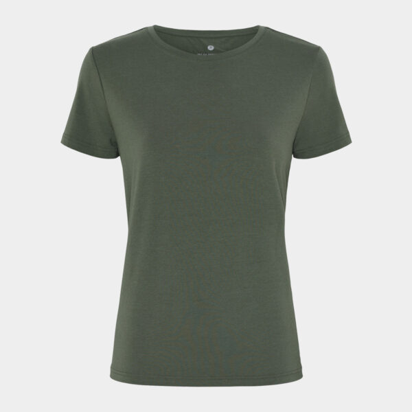 Army bambus T-shirt med rund hals til Dame fra JBS of Denmark (Størrelse: XS)