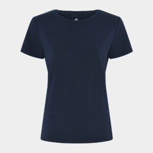 Navy bambus T-shirt med rund hals til Dame fra JBS of Denmark (Størrelse: XS)