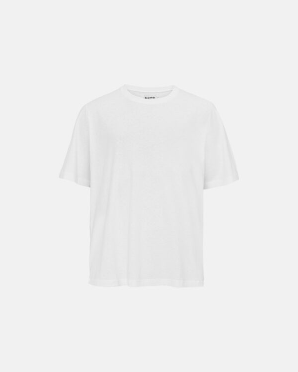 Økologisk bomuld, Langærmet t-shirt, Hvid