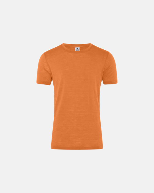 Økologisk uld, T-shirt, Orange
