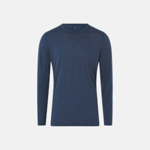 Økologisk uld, Langærmet T-shirt, navy