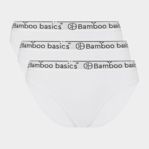 Bambus tai trusser til damer - 3 pak hvid - Bamboo Basics, M