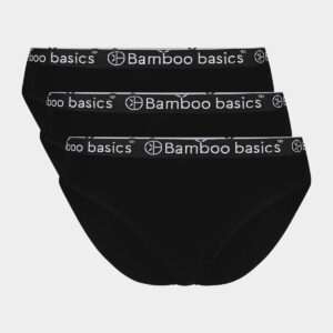 Bambus tai trusser til damer - 3 pak sort - Bamboo Basics, L