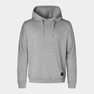 Grå bambus hoodie til mænd fra Resteroeds, XXL