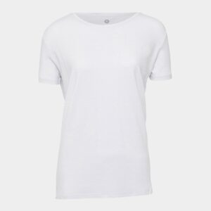 Hvid basic bambus T-shirt til kvinder fra JBS of Denmark, XL