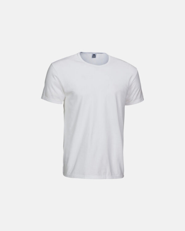 Økologisk bomuld, T-shirt, o-neck, hvid
