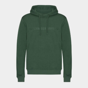 Grøn bambus hoodie med logo fra Copenhagen Bamboo, XS