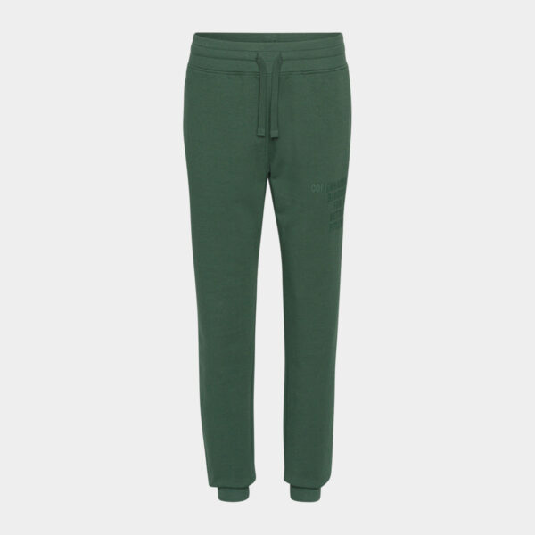 Grønne bambus sweatpants med logo fra Copenhagen Bamboo, L