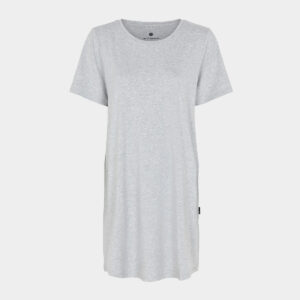 Bambus T-shirt kjole | lysegrå kjole T-shirt fra JBS of Denmark, XL