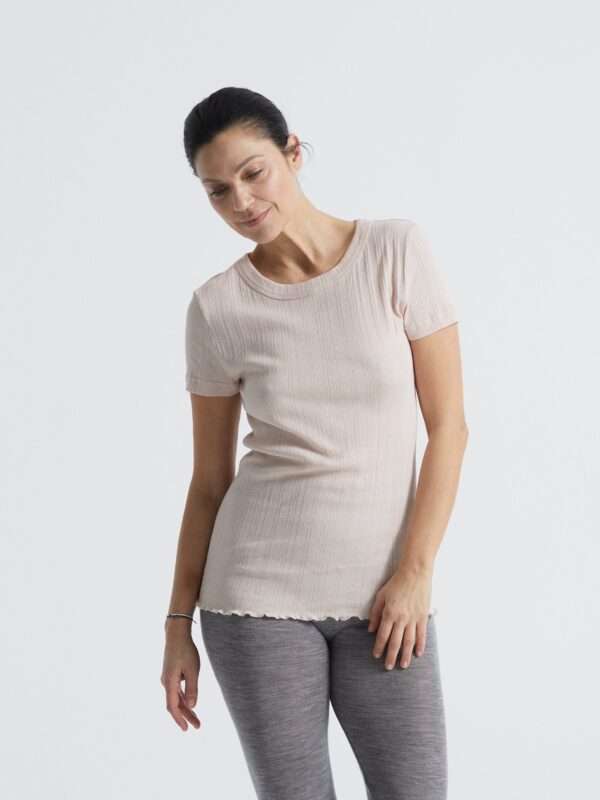 Mellow Tee | Bomuld - Rosa Beige - S/M