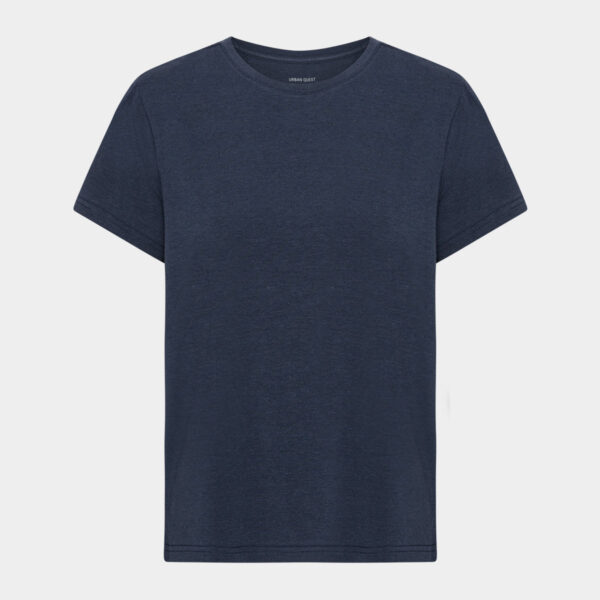 Navyblå bambus T-shirt med rund hals fra Urban Quest, XS