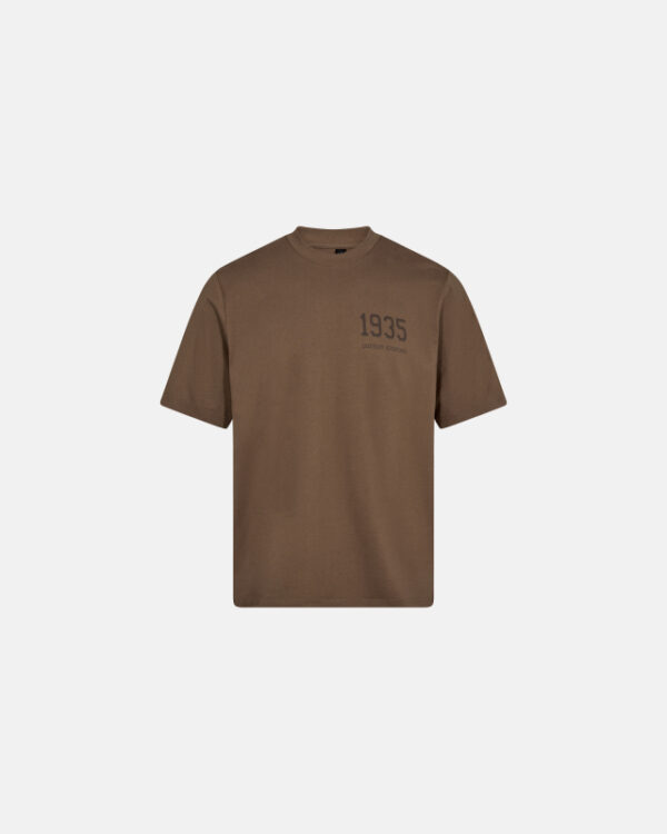 100% økologisk bomuld, T-shirt, Brun
