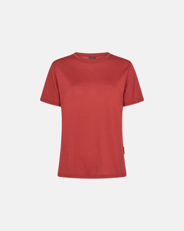 Økologisk uld, T-shirt "light", Rød