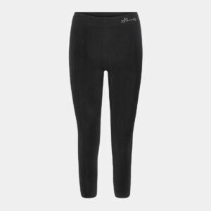 Sorte bambus 3/4 leggings, slidstærke samt åndbare fra Boody, S