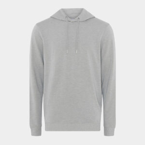 Bambus hoodie| lysegrå hoodie til mænd fra JBS of Denmark, M