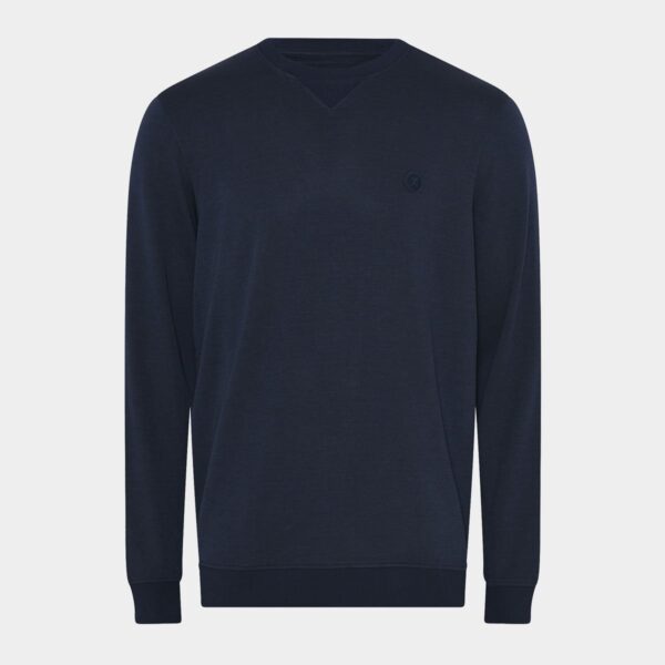 Bambus sweatshirt | navyblå sweatshirt til mænd fra JBS of Denmark, L