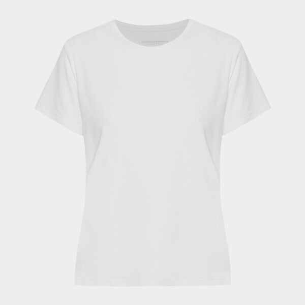 Hvid kortærmet bambus T-shirt fra Copenhagen Bamboo, XXL