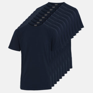 Økologisk bomuld, T-shirt, 9-pack, Navy