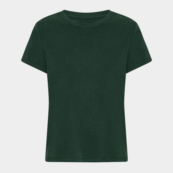 Mørkegrøn kortærmet bambus T-shirt til dame fra Copenhagen Bamboo, S