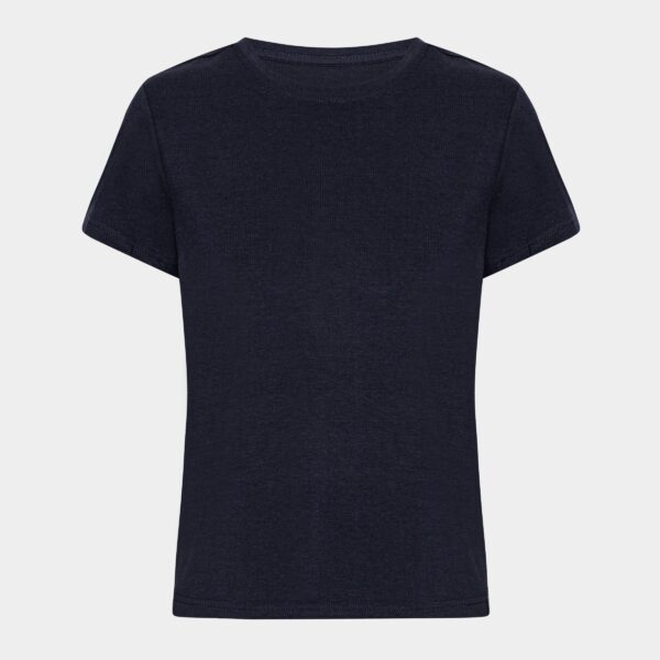 Navy kortærmet bambus T-shirt til dame fra Copenhagen Bamboo, M