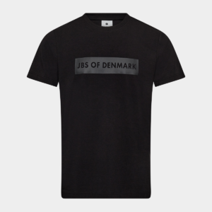 Sort bambus T-shirt med logo fra JBS of Denmark, S