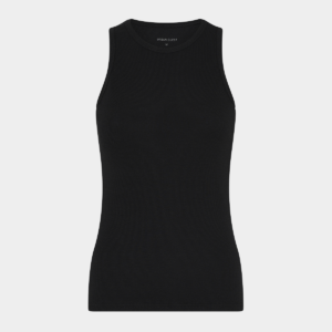 Sort bambus tank top i rib fra Urban Quest, S