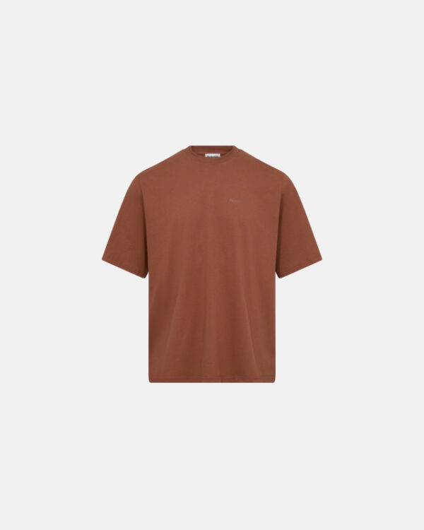 Mid sleeve t-shirt | GOTS bomuld | brun