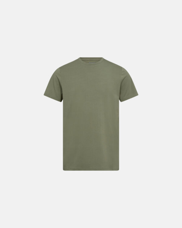 Bambus, T-shirt o-neck, Grøn