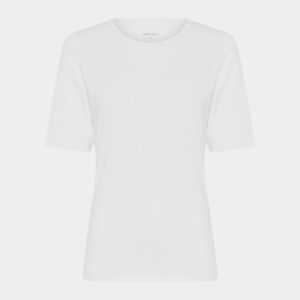 Hvid slim fit bambus t-shirt fra Urban Quest, M