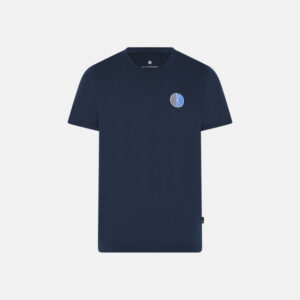 100% Økologisk bomuld, T-shirt o-hals, Navy