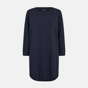 Bambusviskose, Big shirt med ærmer, Navy