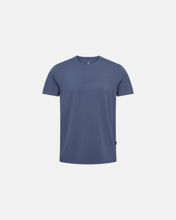 Bambusviskose, T-shirt o-neck, Blå