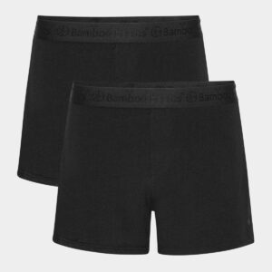 Kay bambus boxershorts - Sort 2 pak fra Bamboo Basics, S