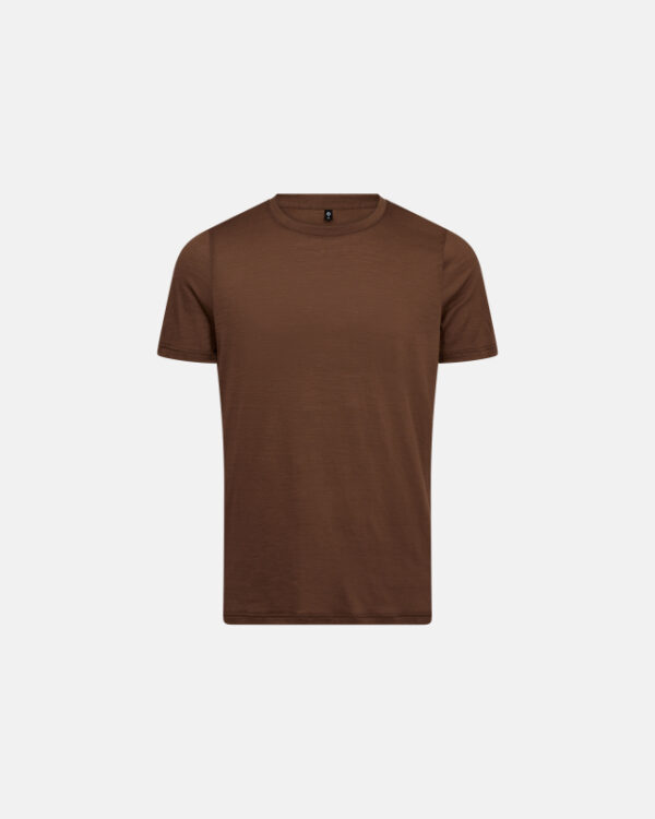 Økologisk uld, T-shirt, Brun