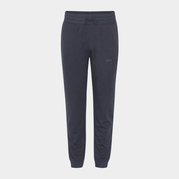 Mørkegrå bambus sweatpants med logo fra Copenhagen Bamboo, S